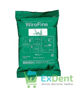 Wirofine - паковочный материал для изготовления каркасов бюгельных протезов (45 x 400 г)