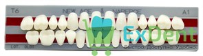 Гарнитур акриловых зубов A1, T6, Naperce и New Ace (28 шт)