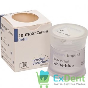 IPS e.max Ceram Inter Incisal white-blue - импульсная масса режущего края, бело-синяя (20 г)