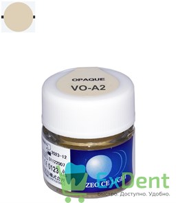 Zeo Ce Light Opaque (Паста опак) VO-A2 - для перекрытия цвета металла под цвет дентина (3.5 г)