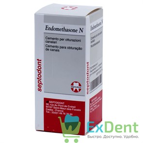 {{photo.Alt || photo.Description || 'Endomethasone N (Эндометазон Н) - материал для пломбирования зубных каналов (14 г)'}}