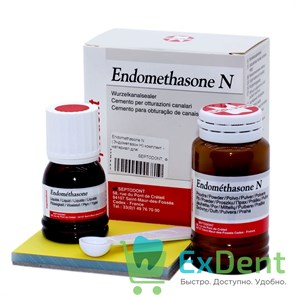 {{photo.Alt || photo.Description || 'Endomethasone N (Эндометазон Н) комплект - материал для пломбирования зубных каналов  (14 г + 10 мл)'}}