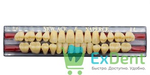 Гарнитур акриловых зубов A4, S4, Naperce и New Ace (28 шт)