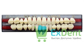 Гарнитур акриловых зубов A1, S4, Naperce и New Ace (28 шт)