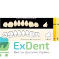 Гарнитур боковых зубов  Efucera PX - верхние, цвет A3 фасон 28, композитные трехслойные (8шт) - фото 39897