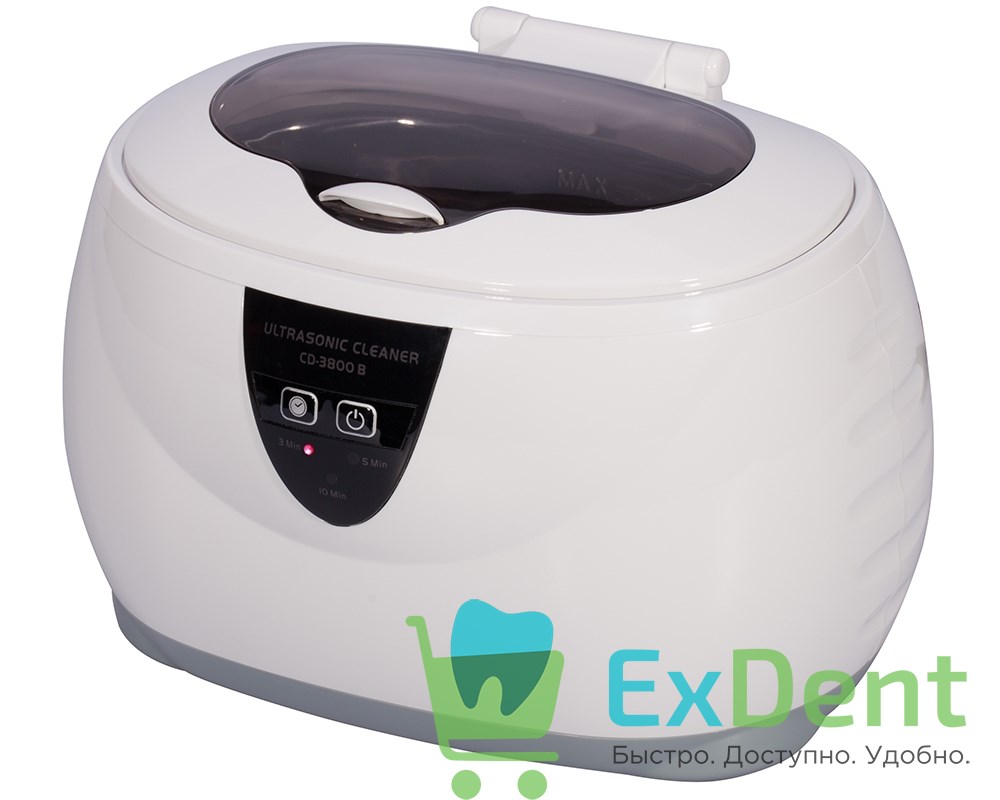 Ультразвуковая ванна Ultrasonic Cleaner CD - 3800B (0.6 л) - купить по цене  3 390руб. в ExDent.ru