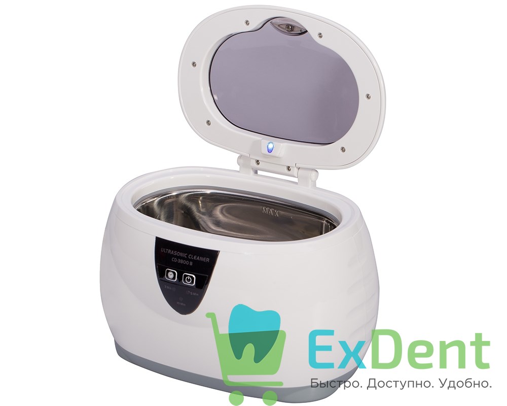 Ультразвуковая ванна Ultrasonic Cleaner CD - 3800B (0.6 л) - купить по цене  3 390руб. в ExDent.ru