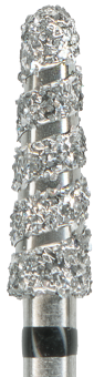 856-025TSC-FG Бор алмазный NTI, стандартный хвостик, форма конус круглый, сверхгрубое зерно - фото 12469