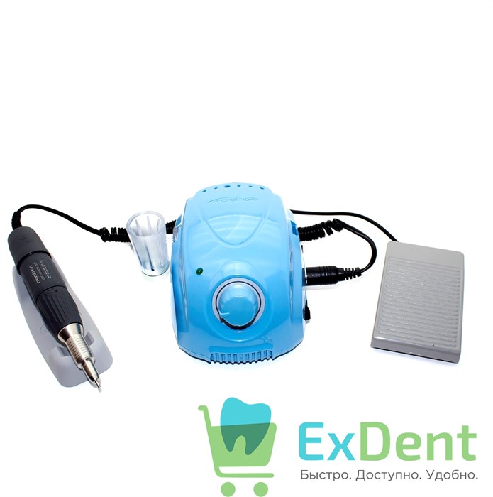 Блок управления Marathon M-3 Champion - голубой + наконечник SDE-H35LSP (35000 об/мин) 14015 - фото 28757