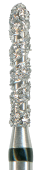 878-014TC-FG Бор алмазный NTI, стандартный хвостик, форма торпеда, сверхгрубое зерно - фото 20307