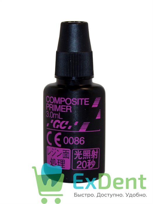 Composite Primer GC - бонд, светоотверждаемый адгезив для соединения композитов (3 мл) - фото 21840