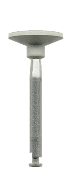 Полир (головка резиновая) P19038 RA, серый, линза - для окончательного полирования композитов 20037 - фото 30167