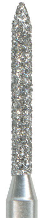 885-010F-FG Бор алмазный NTI, форма цилиндр, остроконечный, мелкое зерно - фото 29514