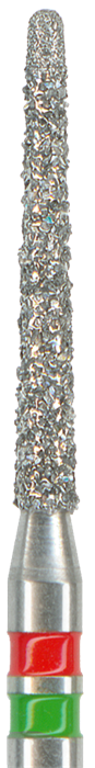 844-014F/C-FG Бор алмазный NTI, форма круглый конус, мелкое/грубое зерно - фото 29790