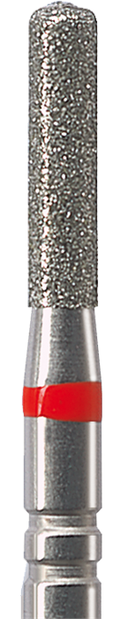 836KRS-014F-FG Бор алмазный NTI, форма цилиндр,  круглый кант безопасный конец, грубое зерно - фото 30413
