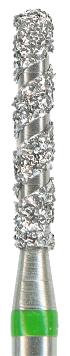 881-012TC-FG Бор алмазный NTI, стандартный хвостик, форма цилиндр, круглый, сверхгрубое зерно - фото 30518