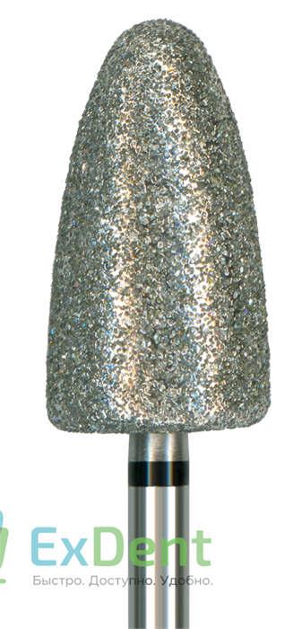 860-085SC-HP Бор алмазный NTI, конус,пламевидная,сверхгрубое зерно - фото 30628