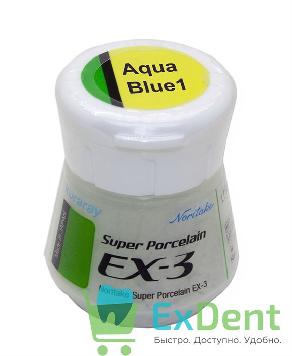 Noritake (Наритаки) EX3 Люстровый фарфор Aqua Blue 1 (10 г) - фото 30999
