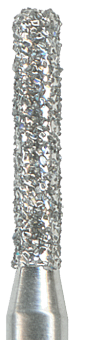836KR-012F-FG Бор алмазный NTI, форма цилиндр круглый кант, мелкое зерно - фото 31166