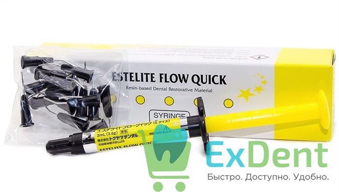 Estelite (Эстелайт) Flow Quick A1 - среднетекучий композитный материал для реставраций (3,6 г) 19192 - фото 32659