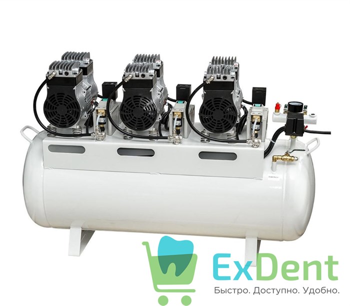 Компрессор TYW-1 воздушный безмаслянный, ресивер 90 л, производительность 300 л/мин 21567 - фото 32793