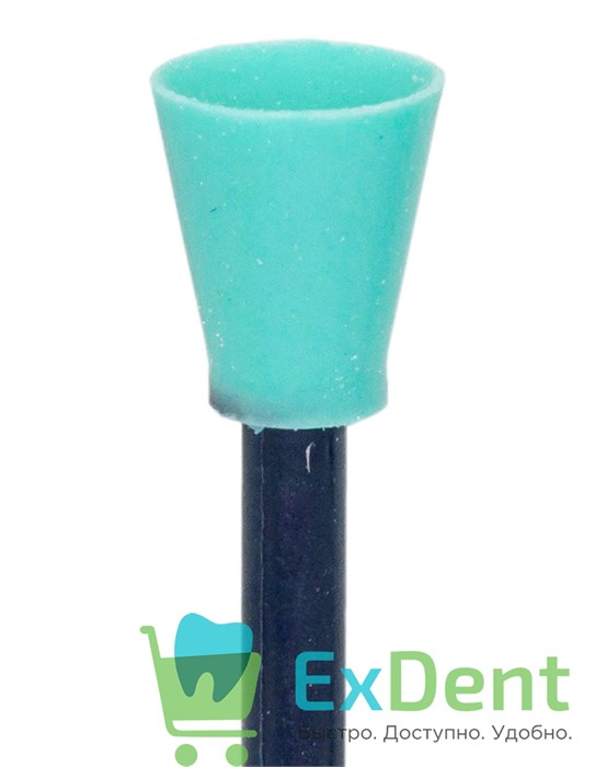 Полир Kagayaki Ensmart Pin - зеленый (средняя) чаша, для полировки композита (1 шт) - фото 35262