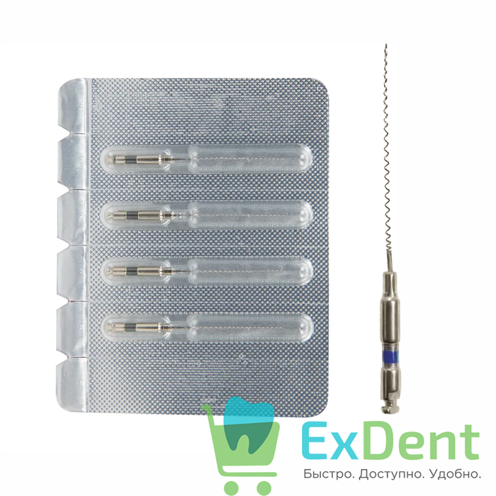 Каналонаполнитель машинный №30 25 мм Pro-Endo Root Fillers VDW (4 шт) 21400 - фото 36687