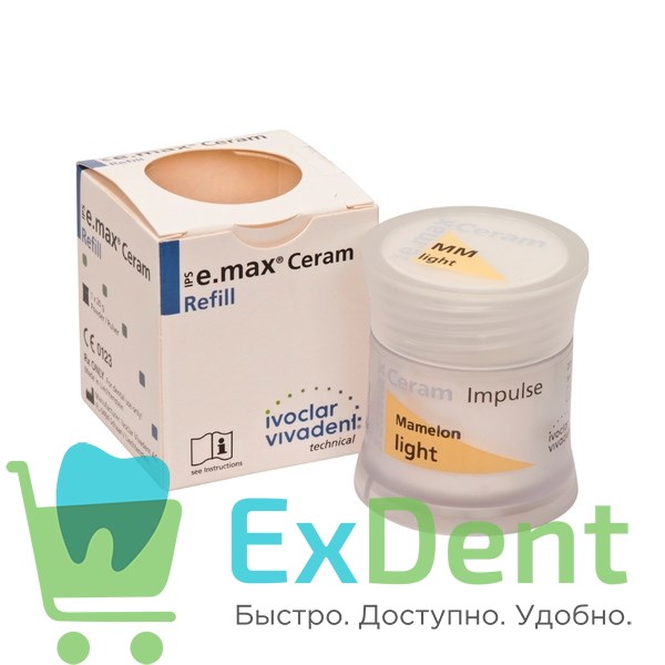 IPS e.max Ceram Mamelon light - импульсная мамелоновая масса, светлая (20 г) - фото 36714