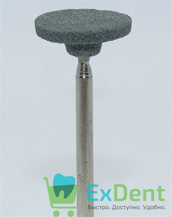 Камень силикон-карбидный, для обработки керамики и металлов, MEDIUM диск (13*2мм) - фото 38079