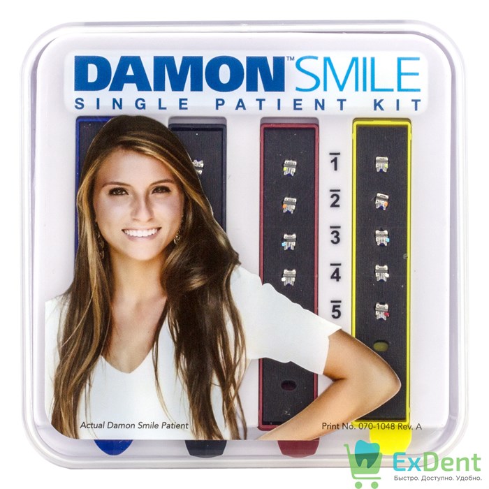 Damon Q2 Single Patient Kit, Стандартный торк, 20 брекетов на верхнюю и нижнюю челюсть - фото 40744