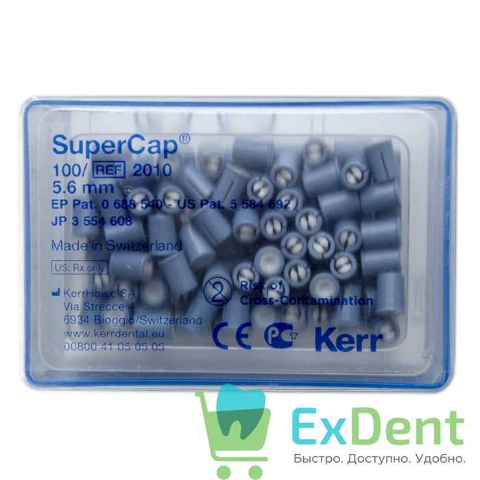 SuperCap катушки для системы натяжения матриц, синие (100 х 5,6 мм) - фото 7825