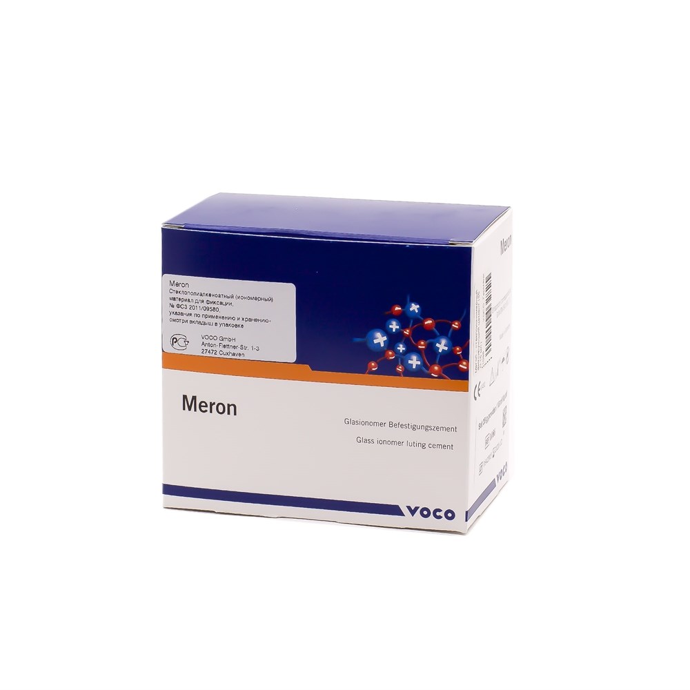 Meron (Мерон) - стеклоиономерный фиксирующий цемент (35 г+15 мл)