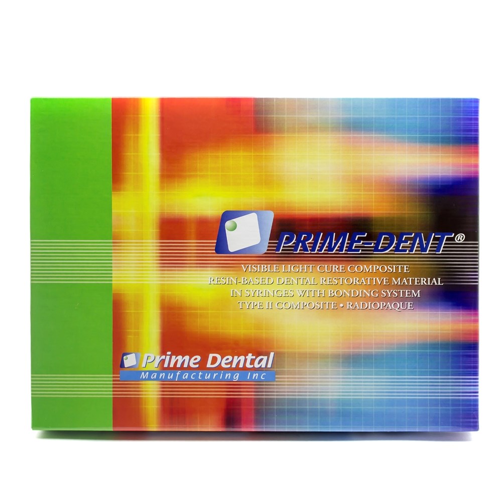 PrimeDent (ПраймДент) набор (7 х 4,5 г+7 мл + 7,5 мл) (А1, А2, А3, А3.5, В2, С1, ОР) композит