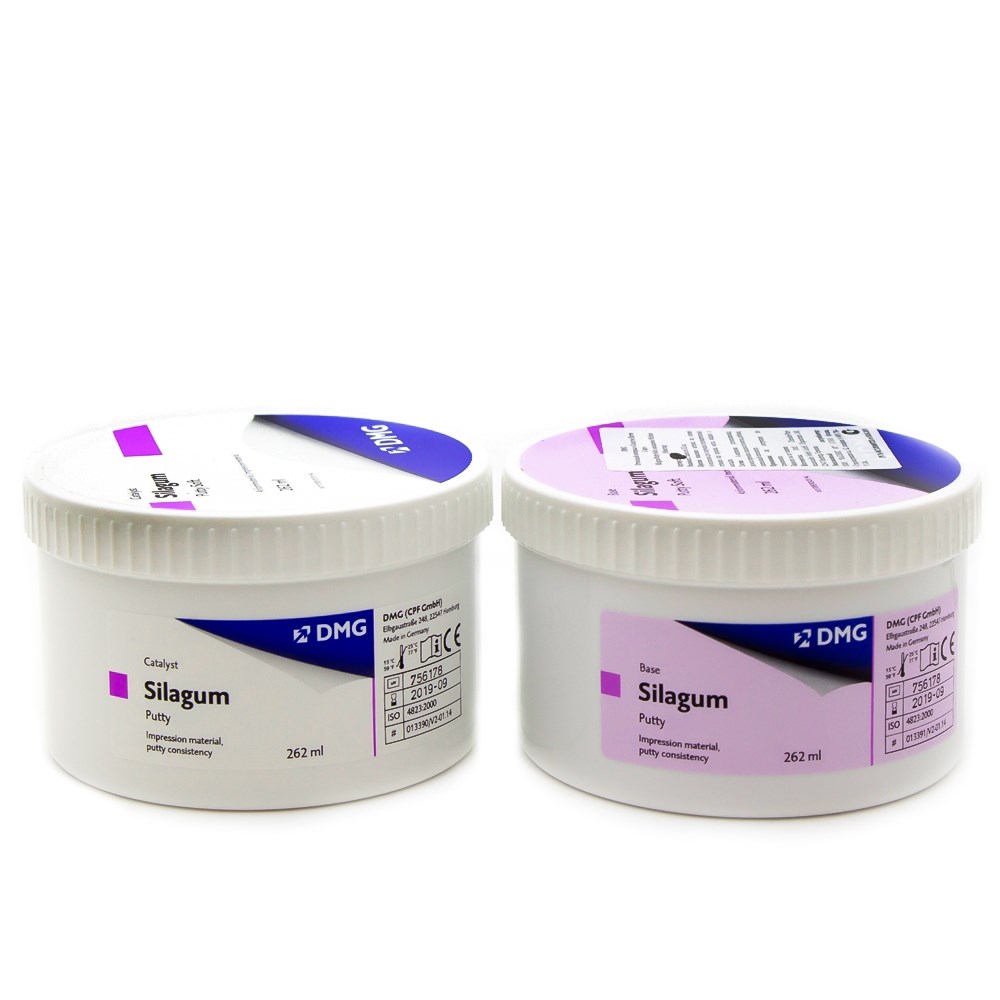Silagum (Силагум) Putty - А- силикон, основа + катализатор (2 х 262 мл)