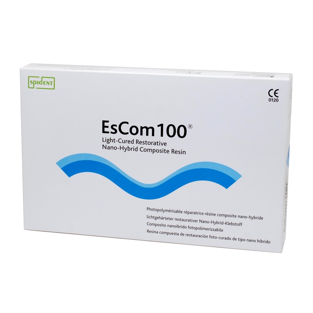 EsCom (Еском) 100 набор (5 х 4 г - А1, А2, А3, А3.5, B2, FineEtch 5мл, EsBond) пломбировочный матери
