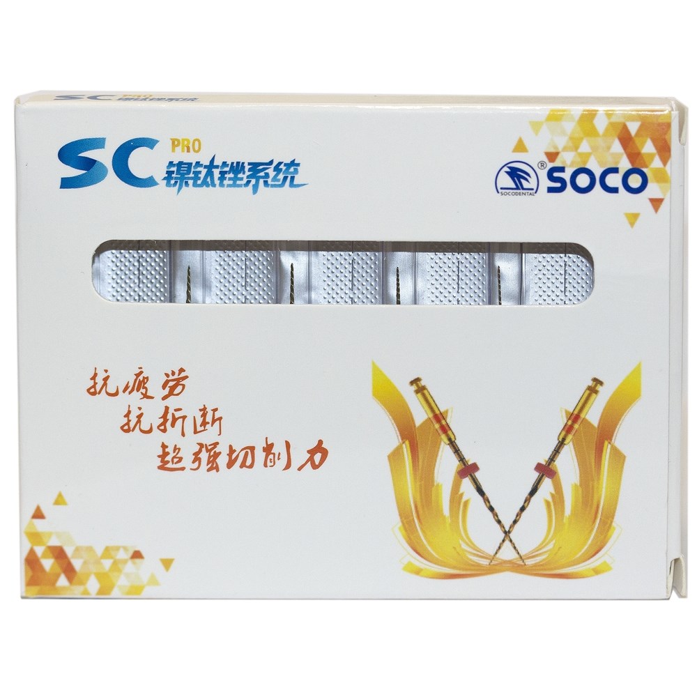 SOCO SC 1002 PRO (Соко СК ПРО) машинные файлы с памятью формы, 06/25, 25 мм, блистер (6 шт)