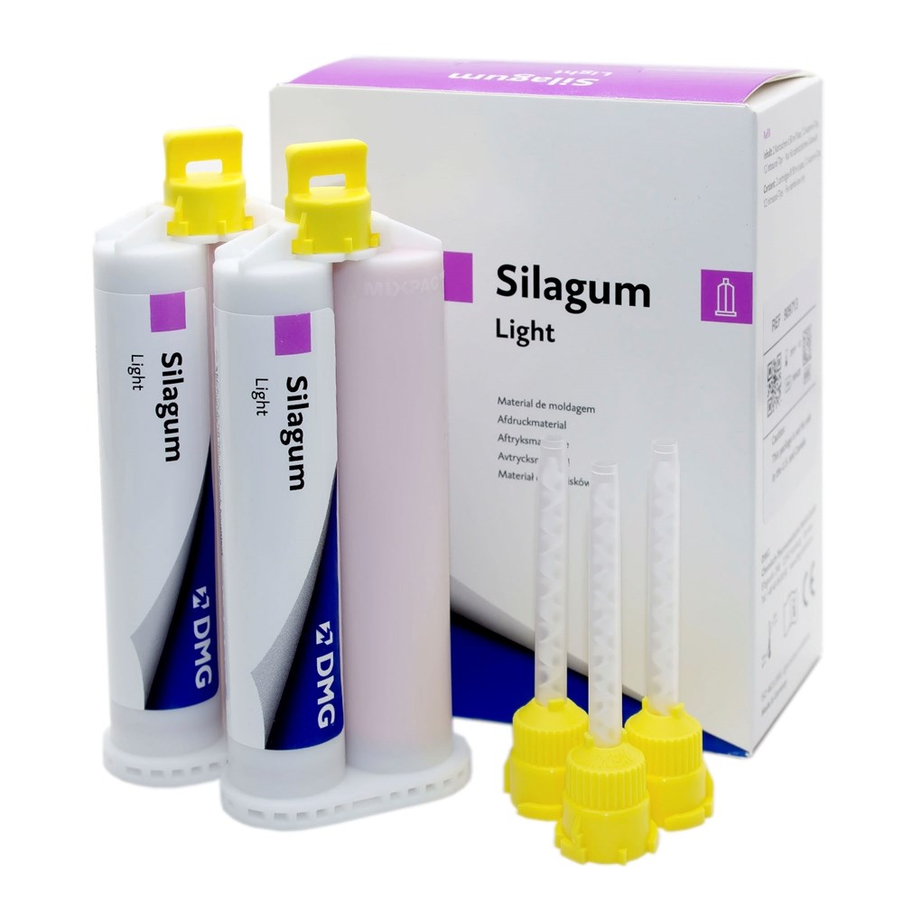 Silagum (Силагум) Light - А- силикон, для коррегирующих оттисков (2 х 50 мл)