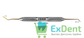 Штопфер-гладилка средняя 1304-1,0F TIN, Fabri 14940
