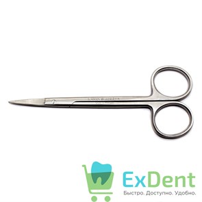 Ножницы глазные прямые (11,5 см) 15482
