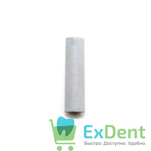 Полир силиконовый цилиндр для пластмасса и металла, белый (d 8 мм, h 25 мм)