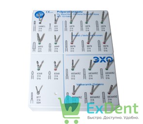 Набор боров для препарирования доктора Мешке (19 шт) 16589