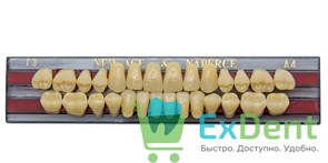 Гарнитур акриловых зубов A4, T3, Naperce и New Ace (28 шт)