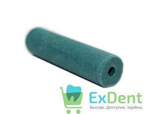 Полир силиконовый цилиндр для пластмассы и металла, зеленый (8мм)