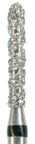 878-014TC-FG Бор алмазный NTI, стандартный хвостик, форма торпеда, сверхгрубое зерно
