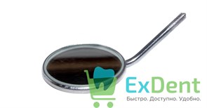Зеркало стоматологическое №5, 24 мм, EC aktiv, не увеличивающее, без ручки
