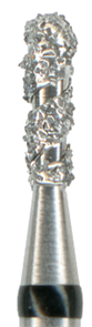 830L-012TSC-FG Бор алмазный NTI, стандартный хвостик, форма грушевидная,длинная, сверхгрубое зерно