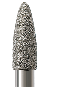 862-030M-HP Бор алмазный NTI, форма пламевидная, среднее зерно