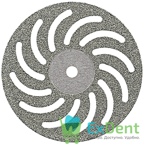 Диск алмазный Superflex (22 mm) NTI красный 12 прорезей с полным двухсторонним покрытием 17822