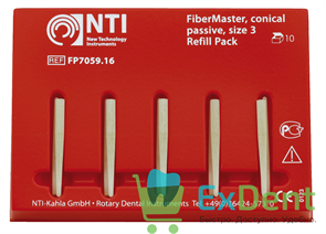 Штифты стекловолоконные FiberPosts №3 NTI синий (D = 1.1 мм) (10 шт) 18667