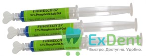FineEtch (Файн Етч) - 37%, гель для травления эмали и дентина (3 х 5 мл)